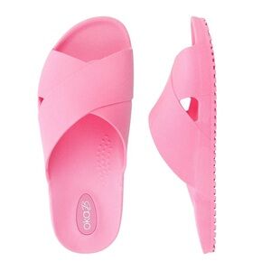 OKA b. Maxwell Pink Slide Sandals